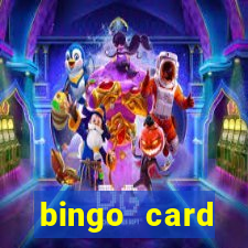 bingo card generator with pictures